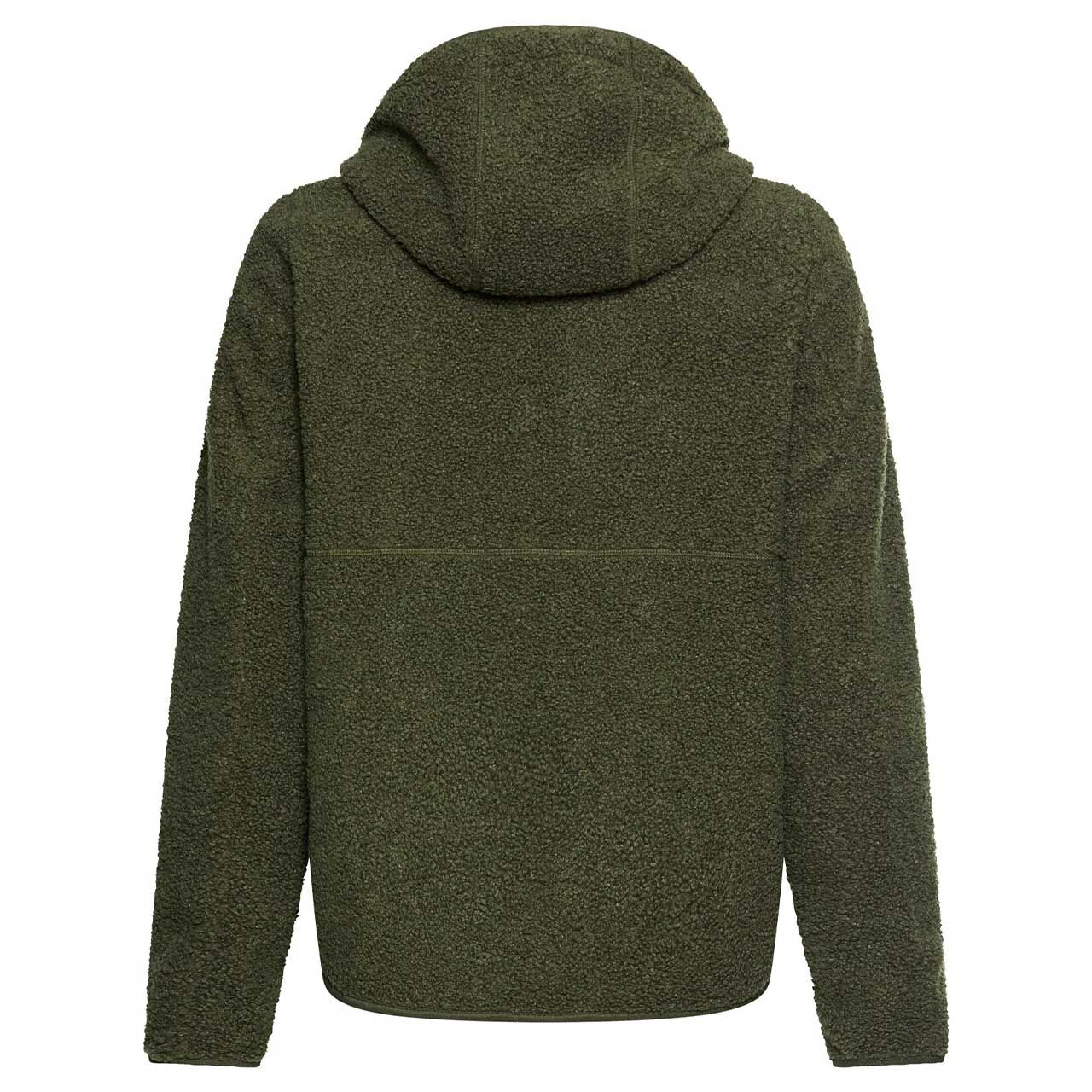 Damen Teddyjacke von Camel active in Olivgrün, Rückansicht