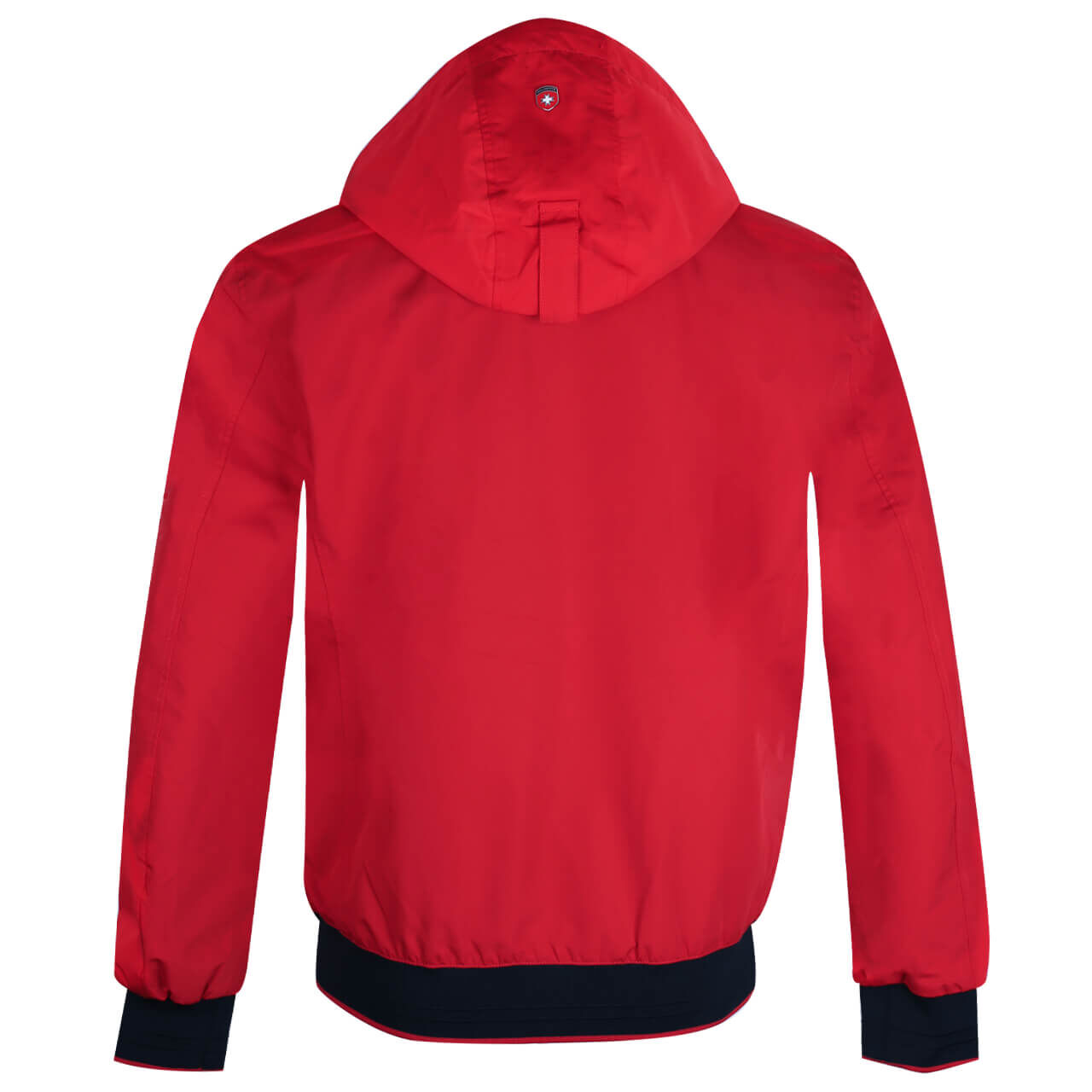 wellenstyn-college-red-white-hinten Herren Jacke College von Wellensteyn in Rot, Rückansicht