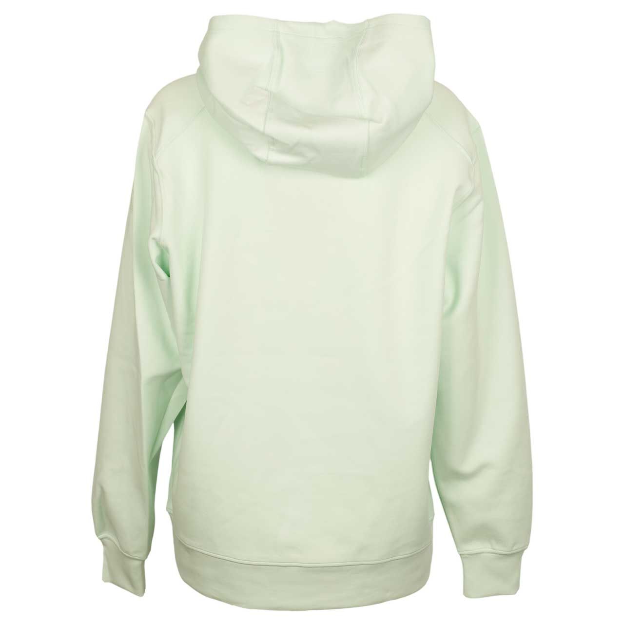 Damen Hoodie Sweatshirt Parcour Lady von Wellensteyn in Hellgrün mit Print, Rückansicht