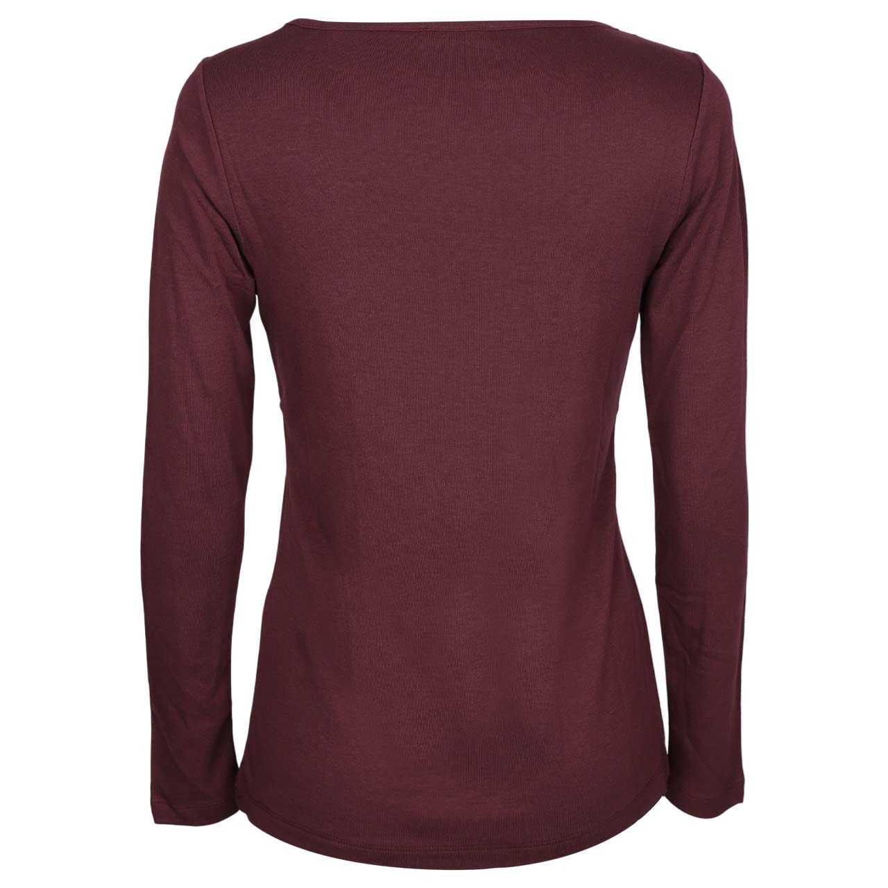 Damen Langarm Shirt Lanea von Street One in Lila, Rückansicht am Model