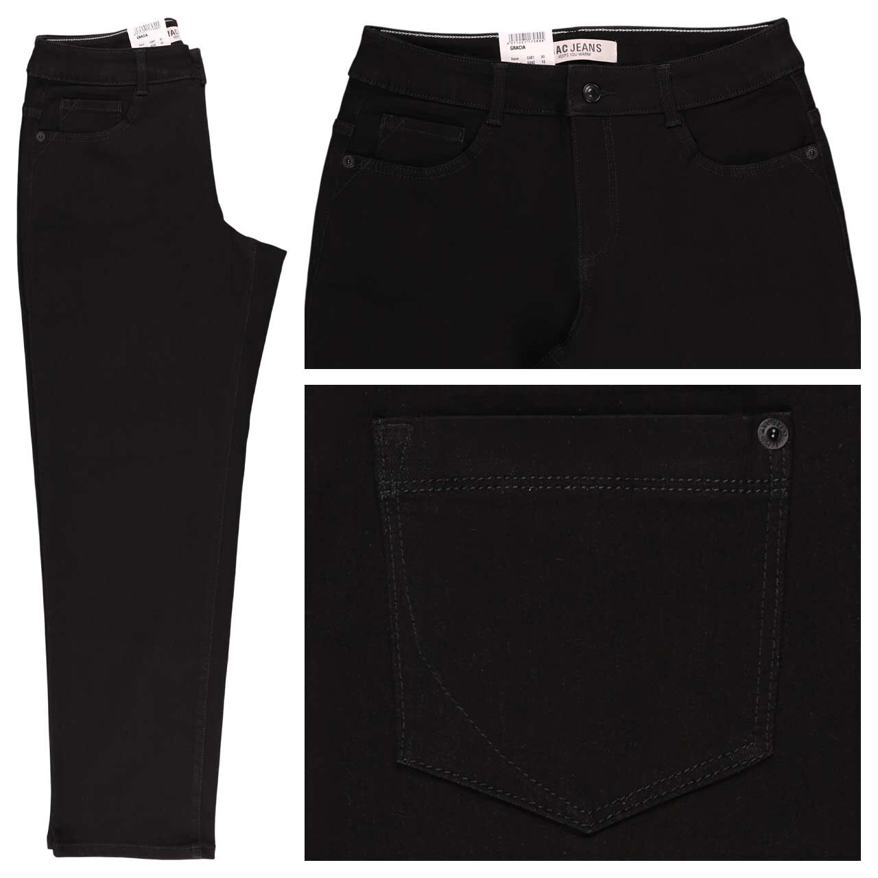 MAC Gracia Jeans black winter denim