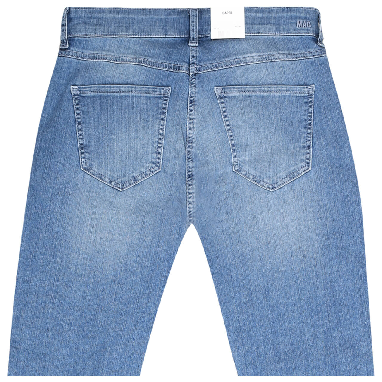 MAC Jeans Capri für Damen in Hellblau angewaschen, FarbNr.: D531