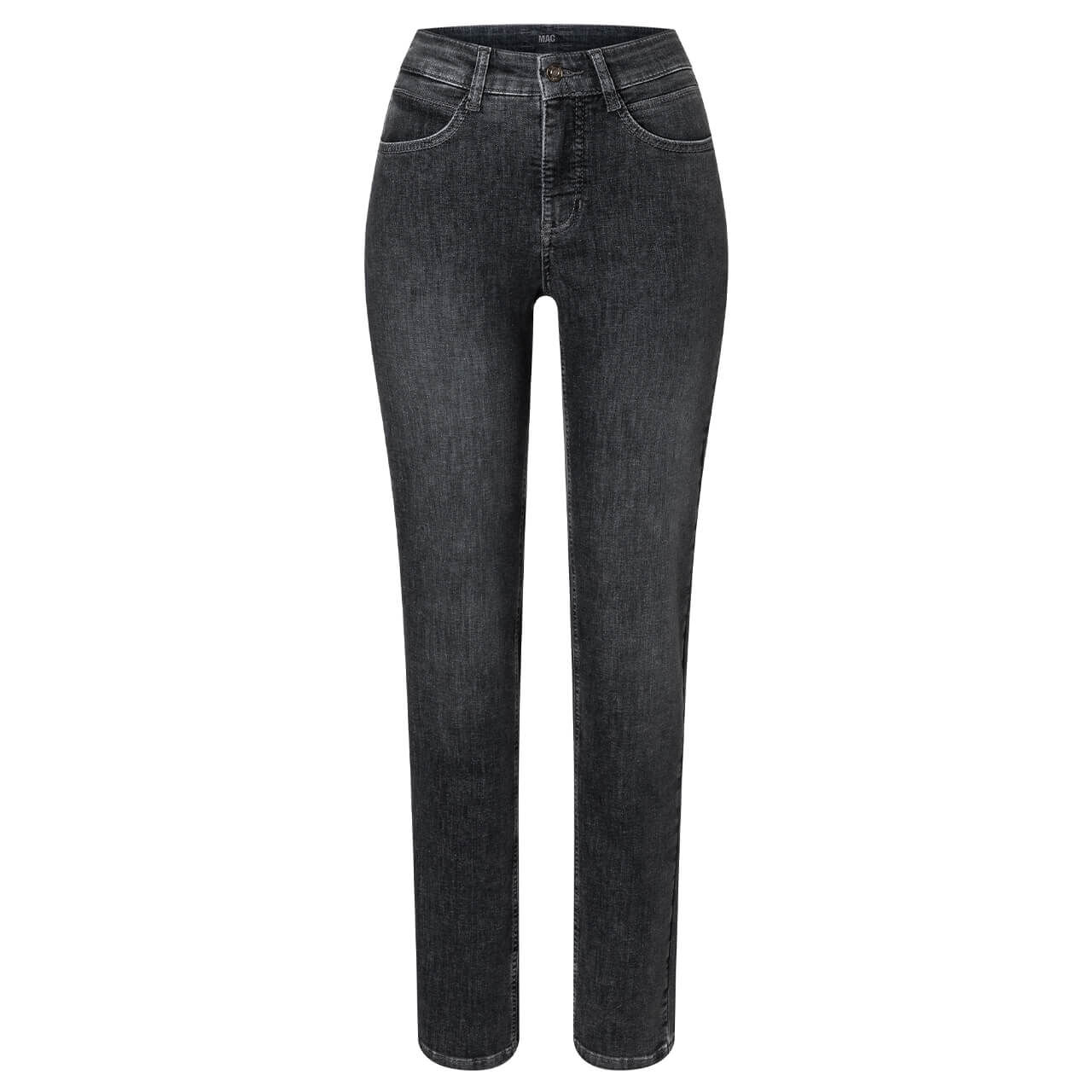 MAC Angela Jeans high low mid grey wash