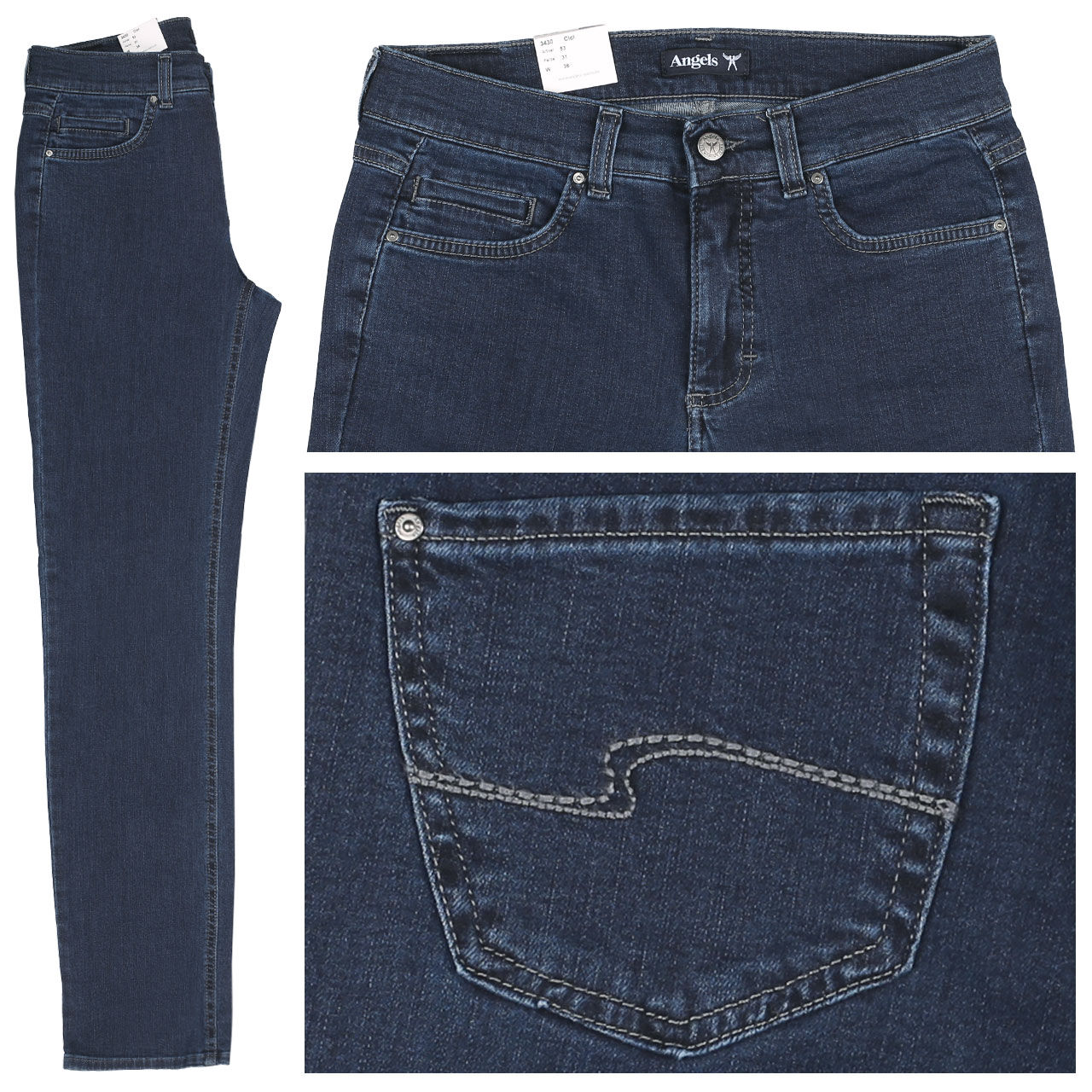 Angels Jeans Cici für Damen in Dunkelblau, FarbNr.: 31 Angels Jeans Cici für Damen in Dunkelblau, FarbNr.: 31