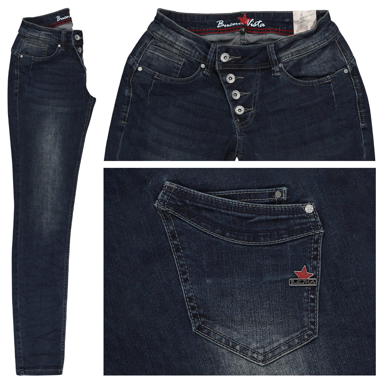 Buena Vista Malibu Stretch Denim Jeans denim wash Buena Vista Malibu Stretch Denim Jeans denim wash