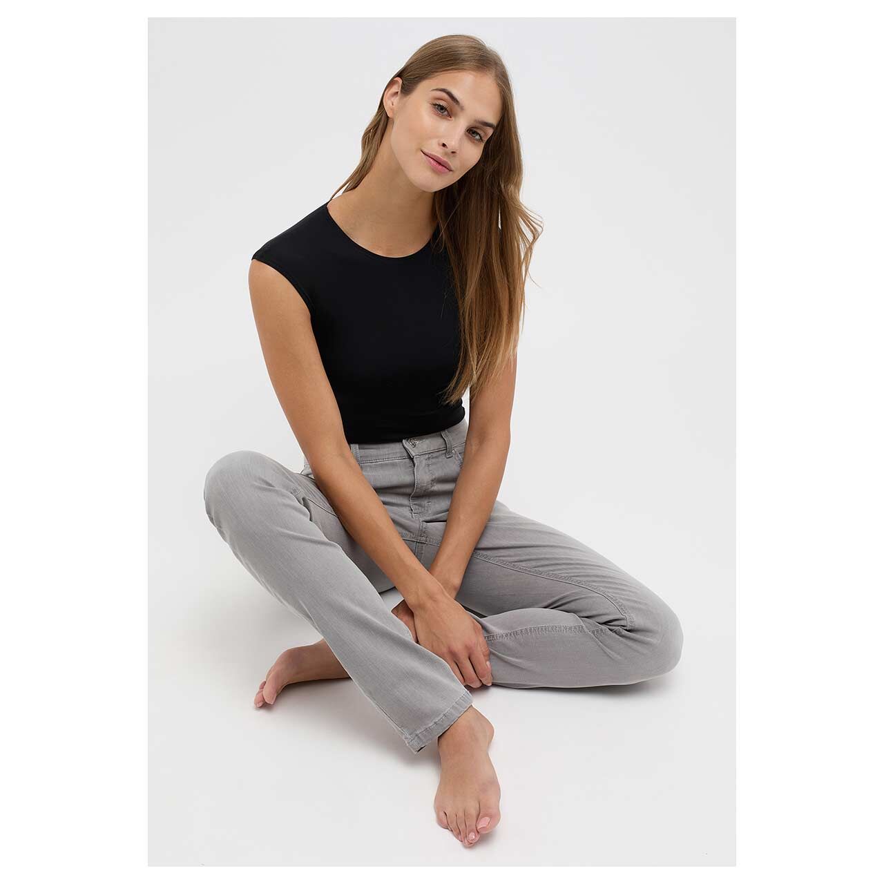 Angels Cici Jeans light grey used buffi