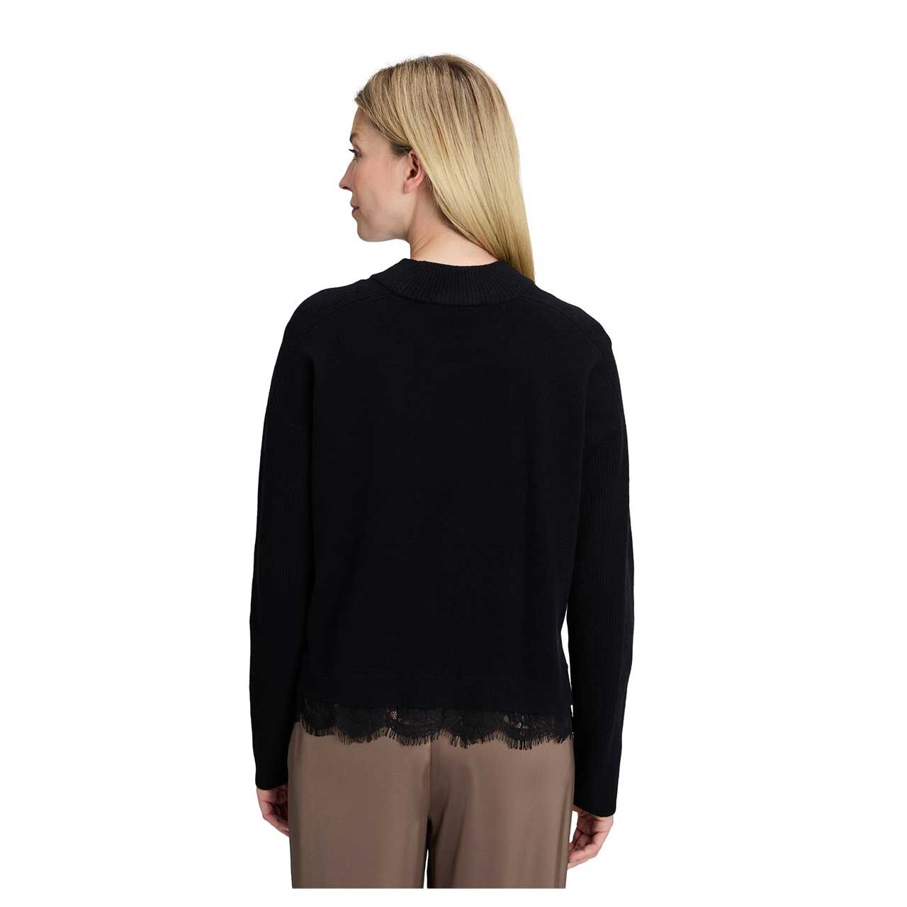 Damenpullover von Betty Barclay in Schwarz, Rückansicht am Model