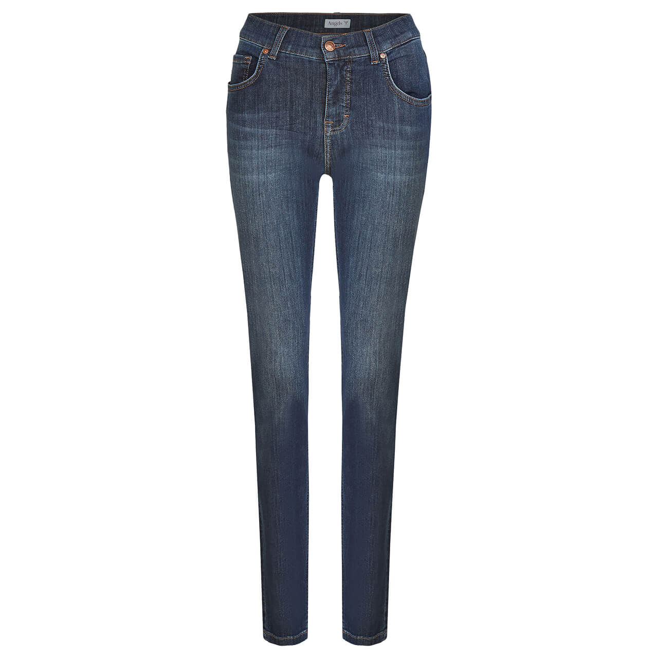 angels-jeans-skinny-middle-dark-buffy Damenjeans Skinny von Angels in Dunkelblau, Vorderansicht