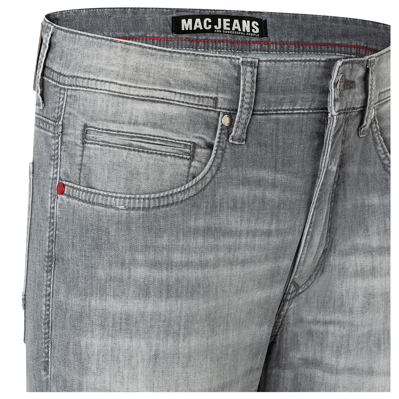 MAC Jeans Arne für Herren in Hellgrau angewaschen, FarbNr.: H848
