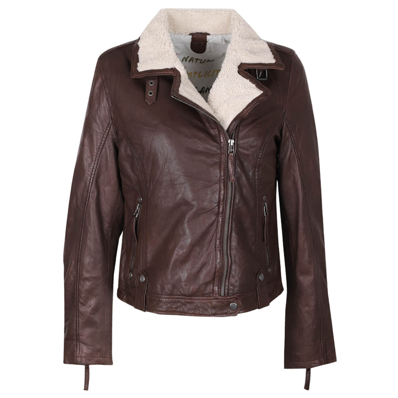 Mauritius Damen Lederjacke Tyla brown Mauritius Damen Lederjacke Tyla brown