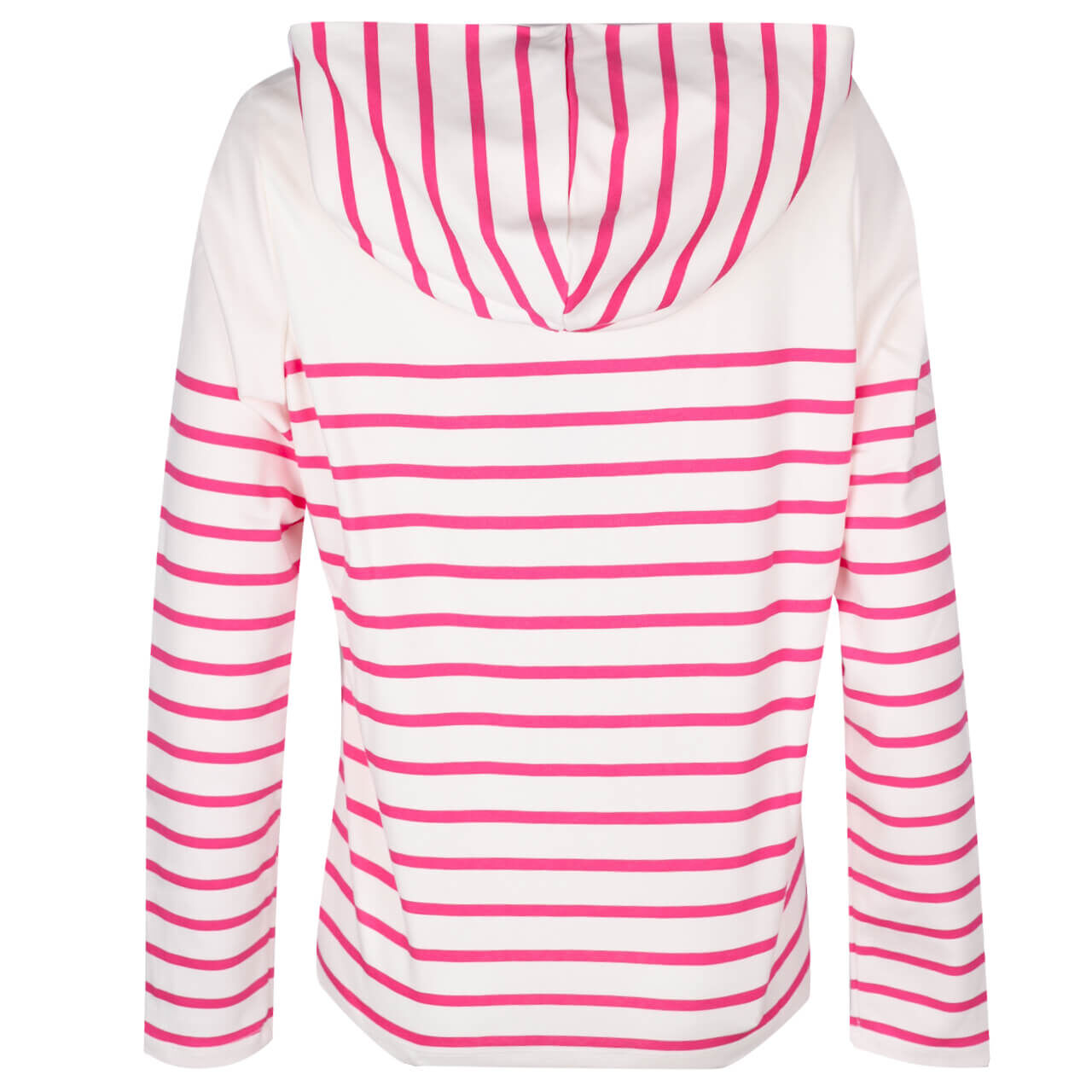 Cecil Striped Foilprint Hoodie Sweatshirt fresh pink