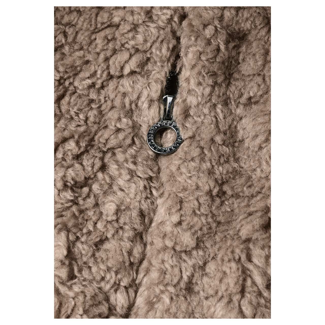 Street One Damen Weste Fake Fur sanded amber