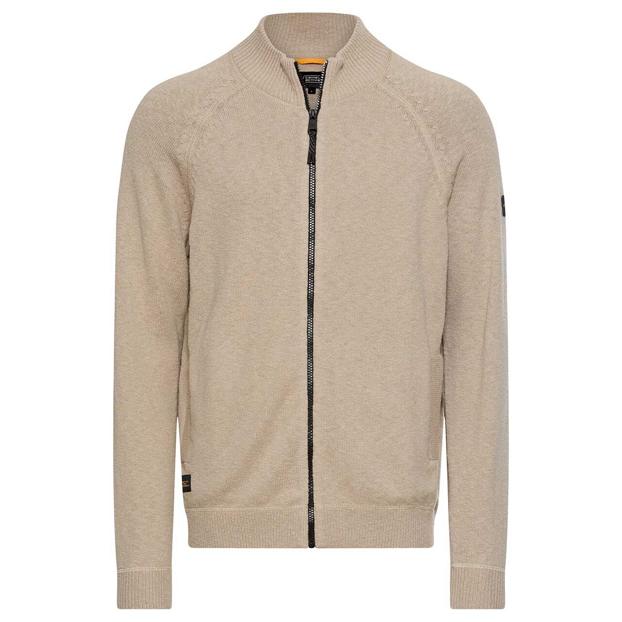 Camel active Herren Strickjacke light beige