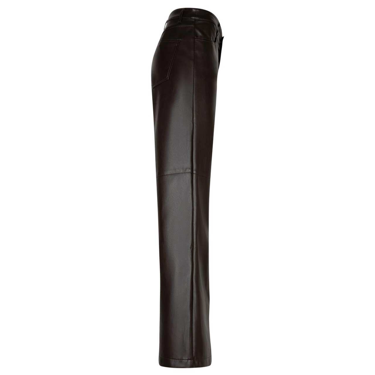 Damenhose Colette von Red Button in Dunkelbraun beschichtet, Seitenansicht