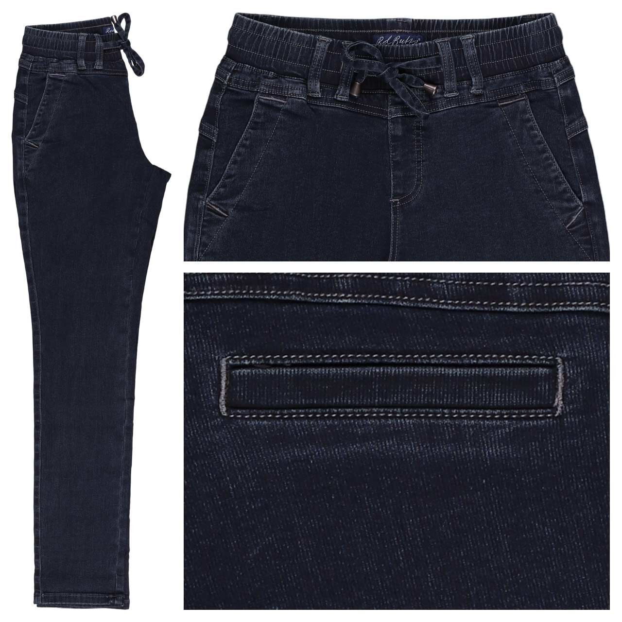 Red Button Tessy Denim Jogpants Jeans dark stone used
