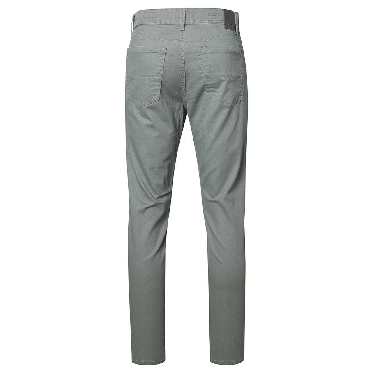 Stretch Herren Baumwollhose Rando Megaflex in Grün von Pioneer, Rückansicht