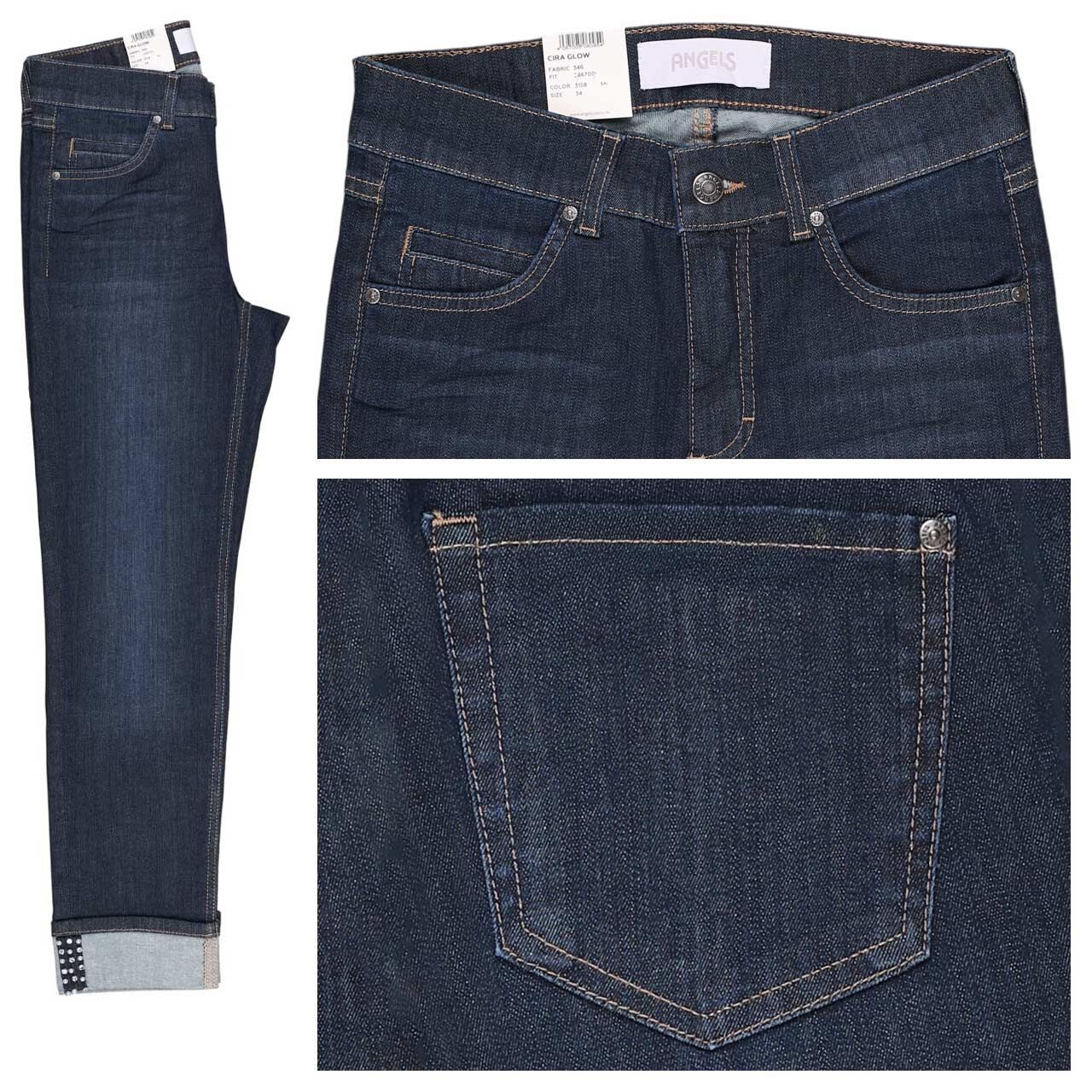 Angels Cira Glow 7/8 Jeans stone used buffi glow