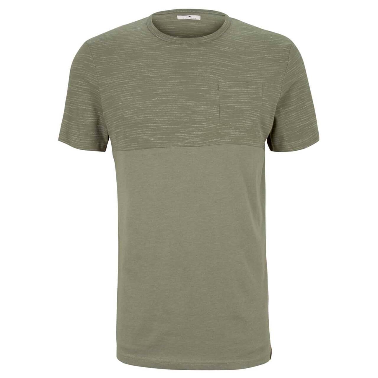 Tom Tailor T-Shirt für Herren in Olivgrün, FarbNr.: 11668