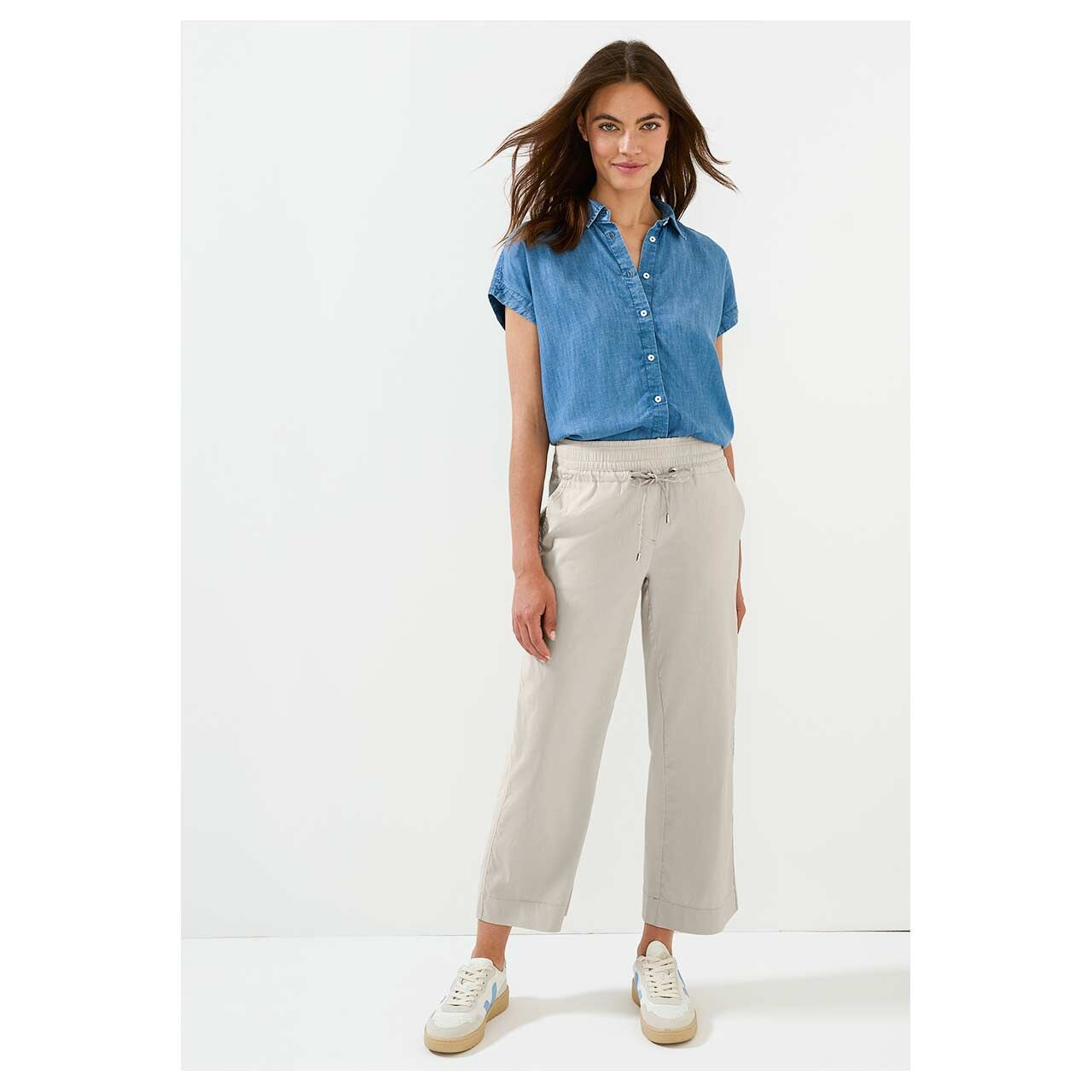 Cecil Neele 7/8 Baumwollhose boulder beige