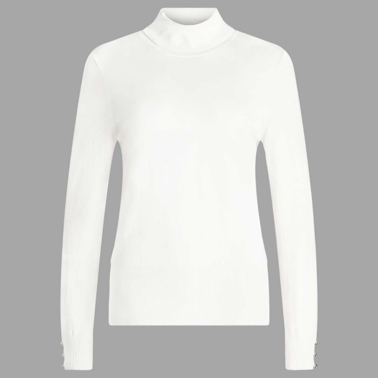 Betty Barclay Damen Rollkragen Pullover off white