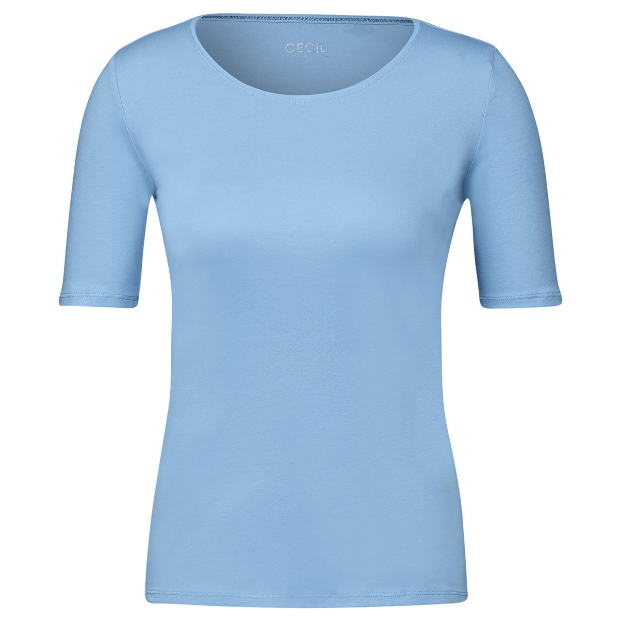 Cecil Damen T-Shirt Lena fresh light blue