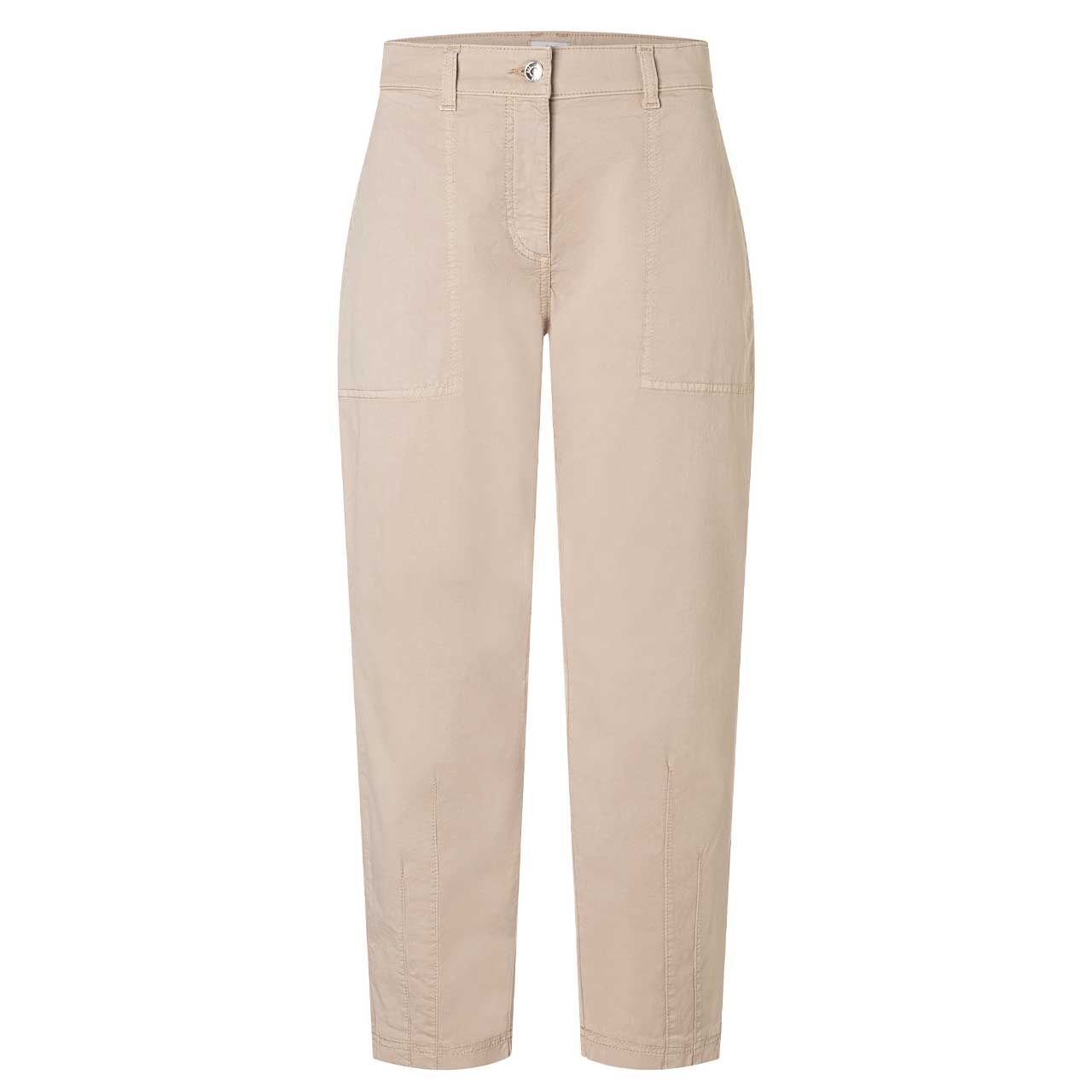 Damen 7/8 Baumwollhose Ebby 2.3 von MAC in Beige, Vorderansicht