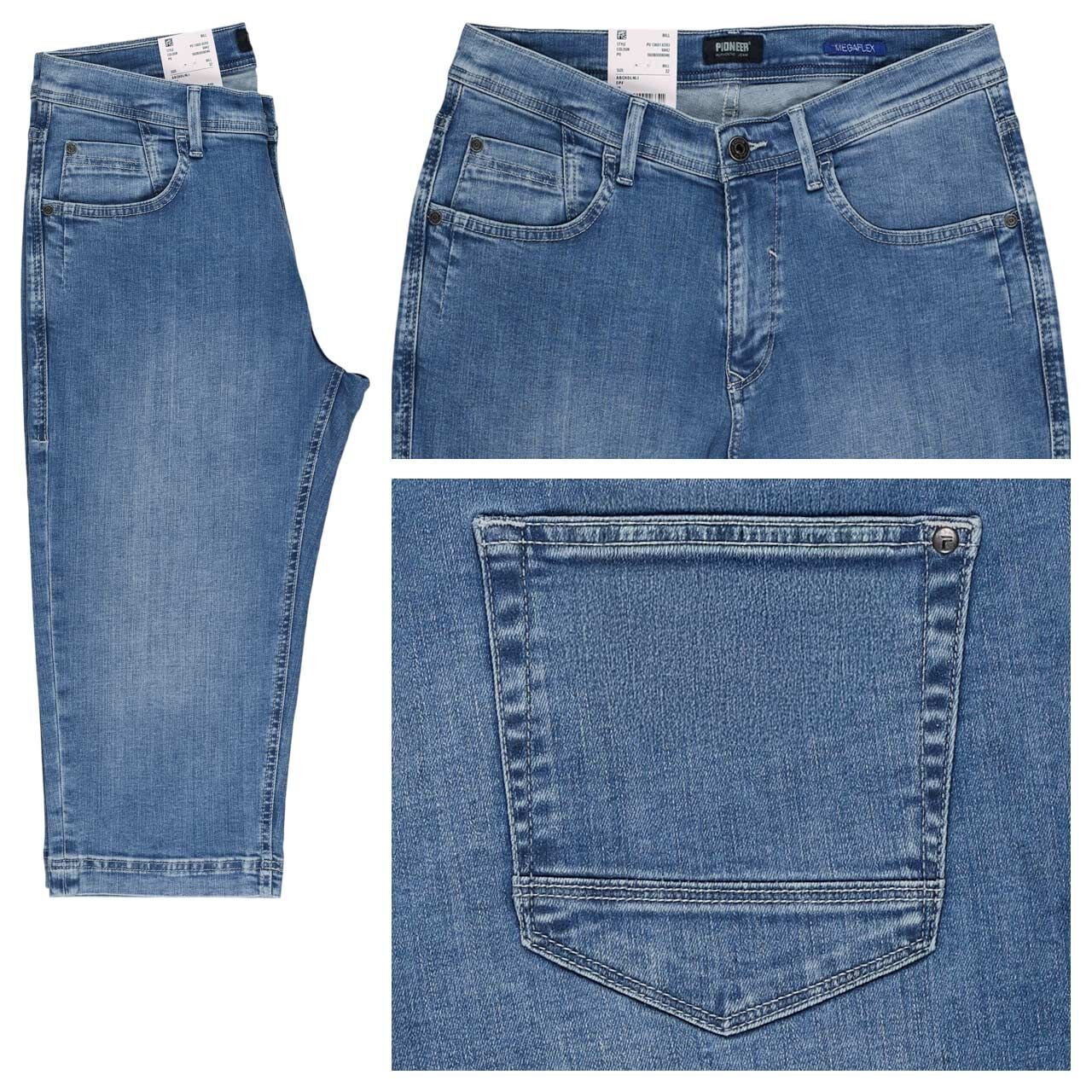 Pioneer Bill 3/4 Jeans Megaflex light blue used