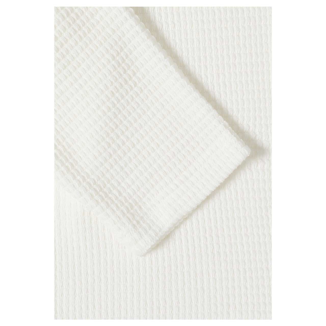 Cecil Damen 3/4 Arm Strickjacke Ajour Knit Open Jacket vanilla white cream
