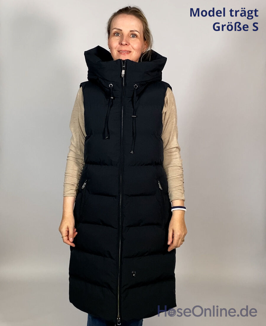Wellensteyn Goldmine Long Vest Damen Weste midnightblue