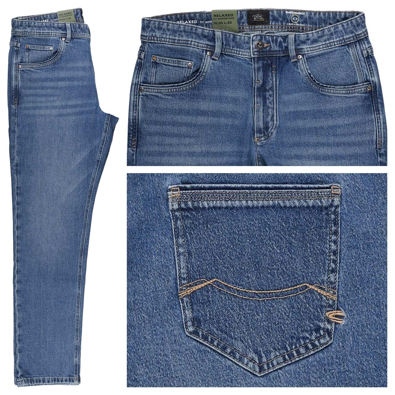 Camel active Woodstock Jeans ocean blue