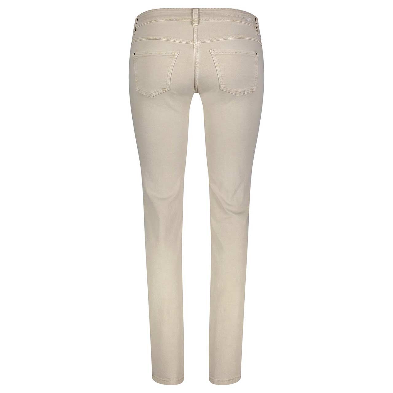Stretch Damenjeans Dream von MAC in Beige, Rückansicht