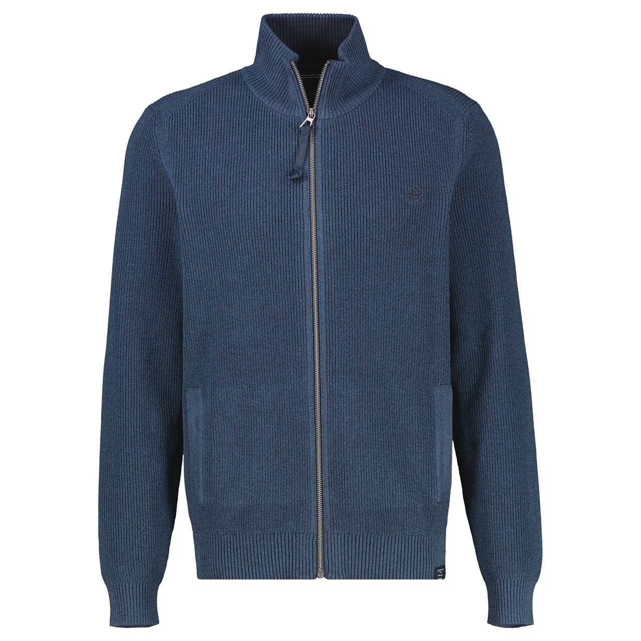 Lerros Herren Strickjacke navy knit melange