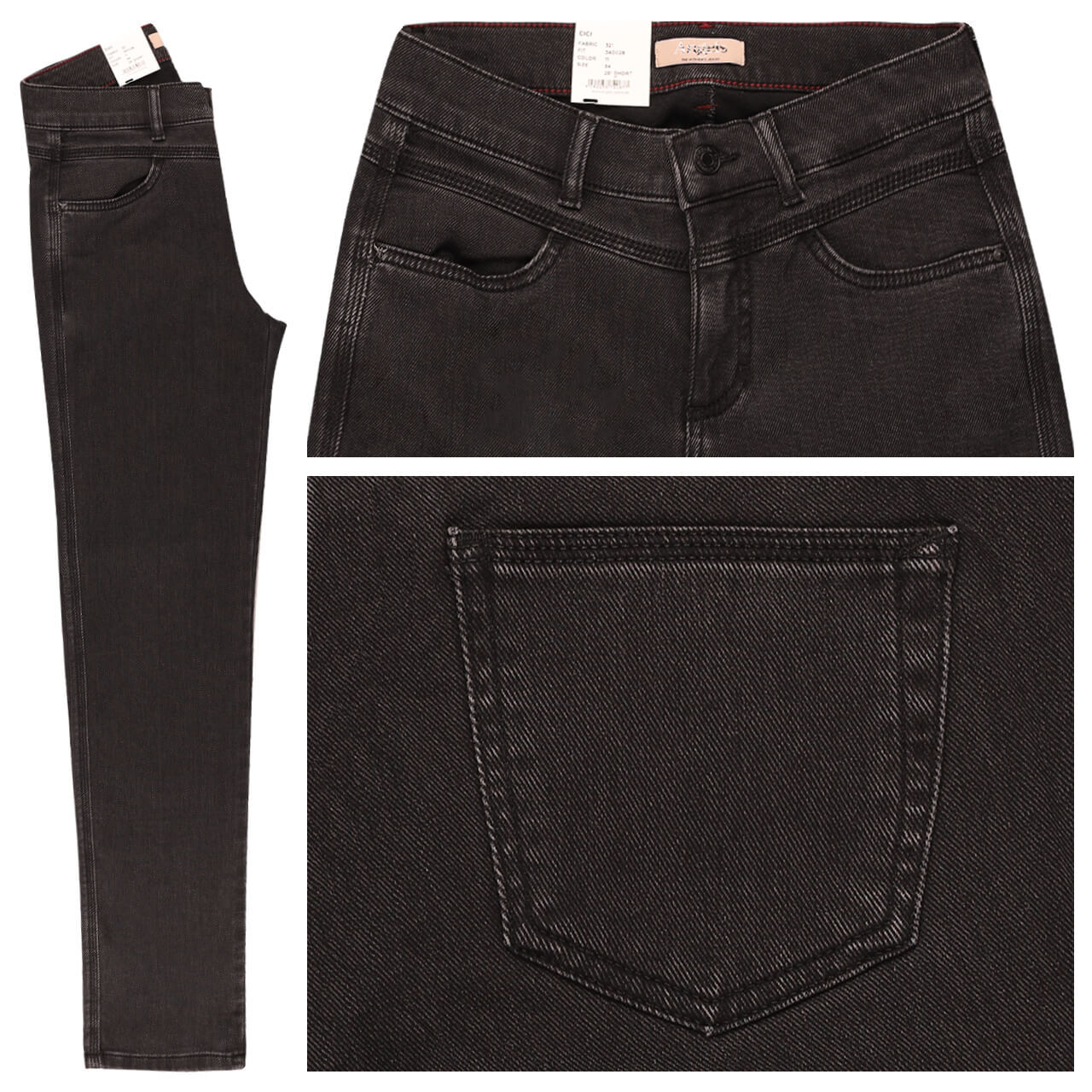 Angels Cici Jeans anthracite thermo denim