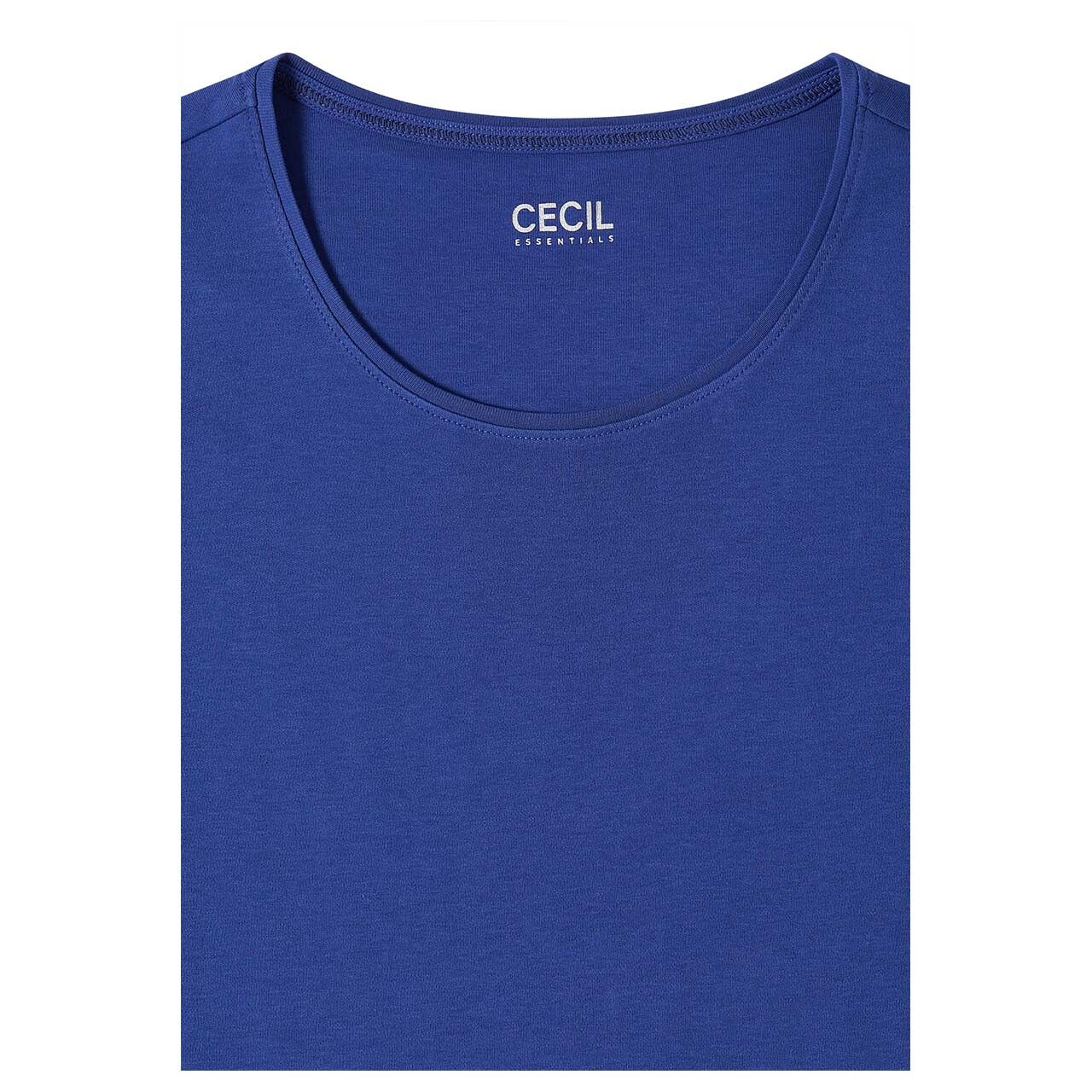 Cecil Damen T-Shirt Lena deep river blue