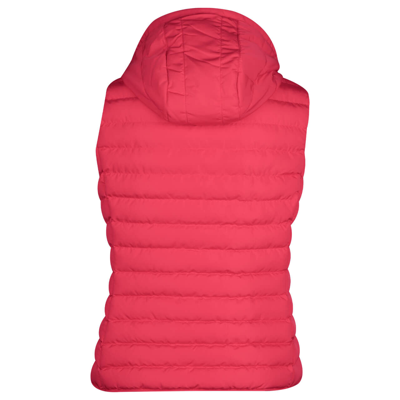 Damen Weste Italy Vest Hood von Wellensteyn in Korallenrot, Rückansicht