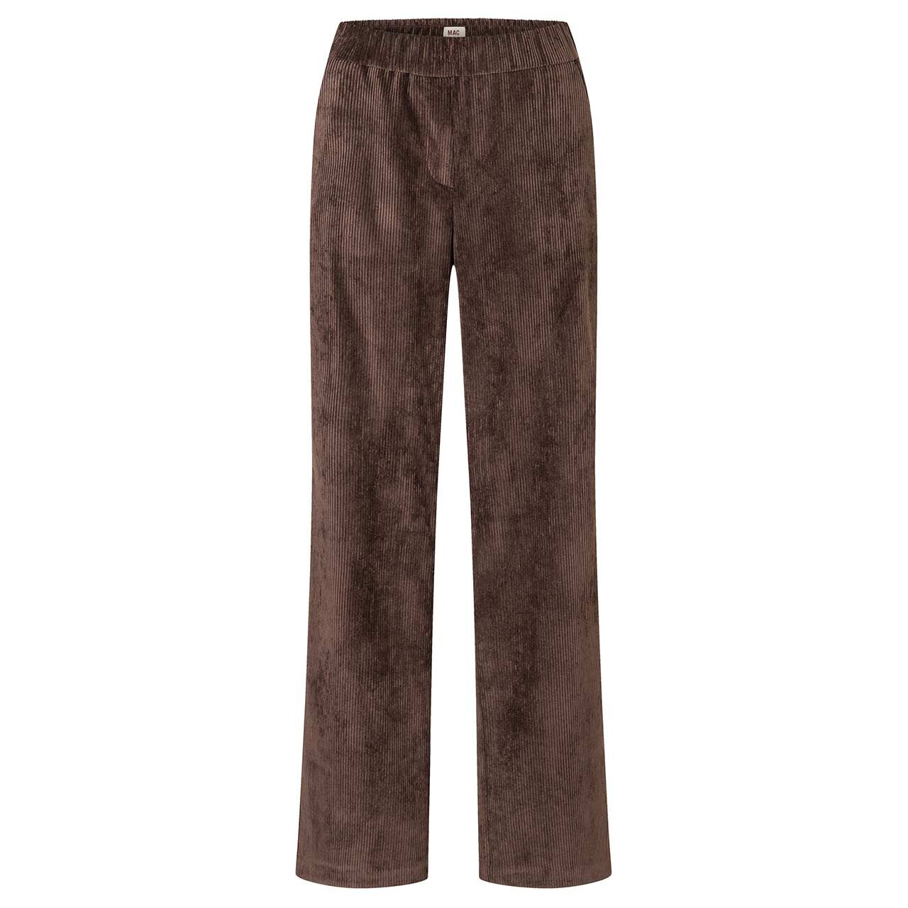 Damen Cordhose Chiara von MAC in Dunkelbraun, Vorderansicht