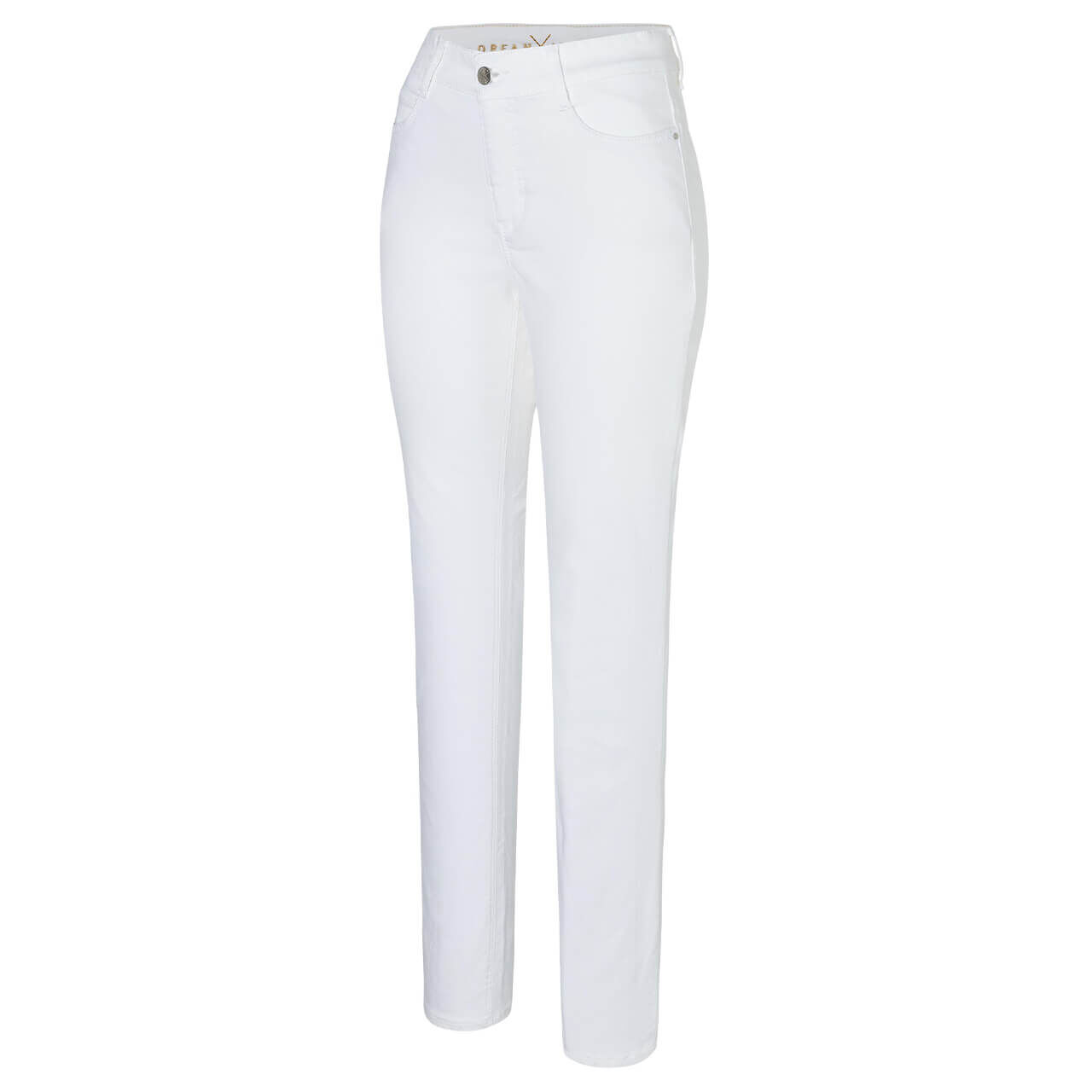 Damenjeans Dream von MAC in Weiß, Seitenansicht