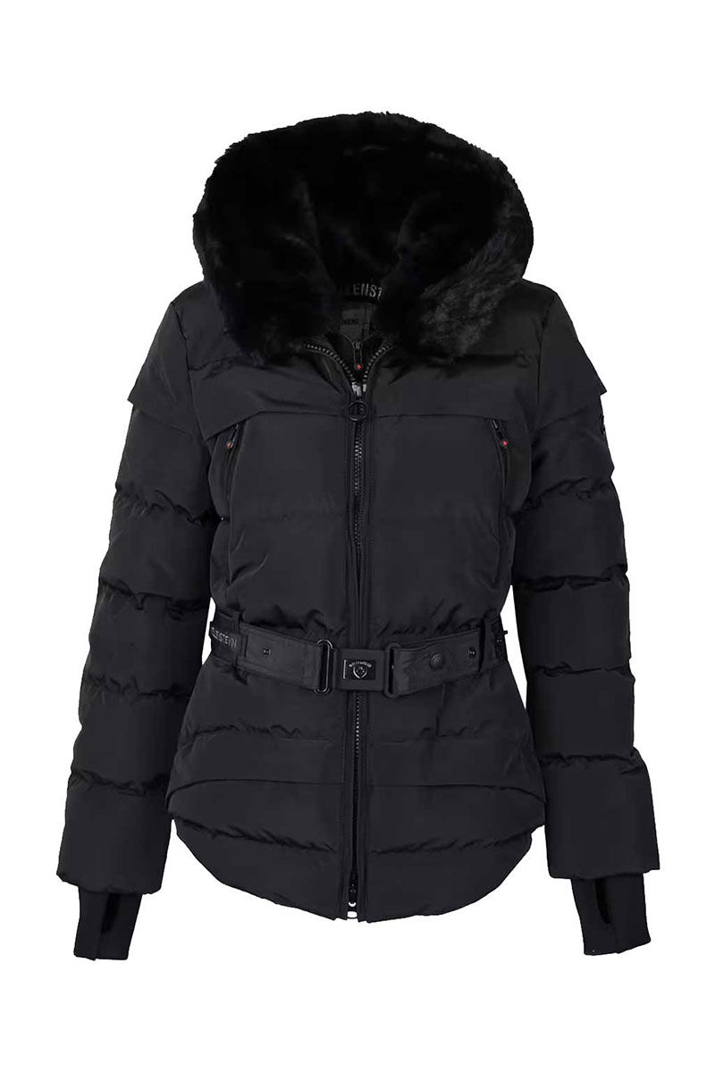 Damen Jacke Tivana von Wellensteyn in Schwarz, Vorderansicht am Modell