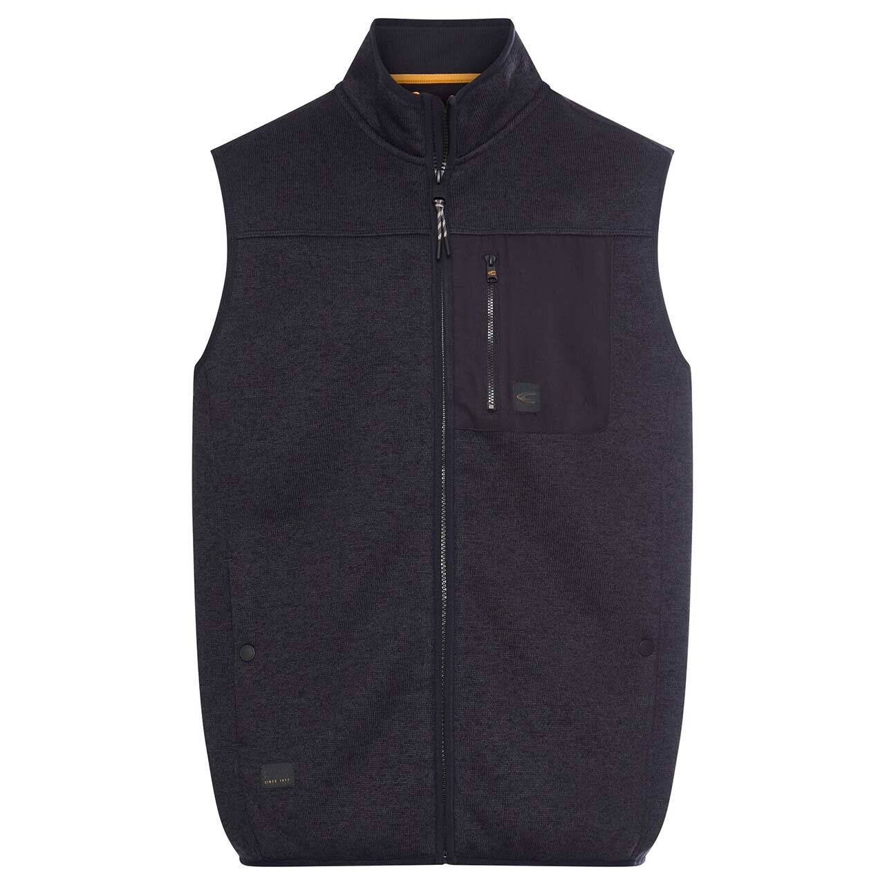 Camel active Herren Fleece Weste dark navy