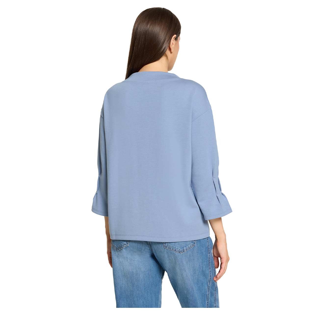 Damen 3/4 Arm Sweatshirt von Betty Barclay in Hellblau, Rückansicht am Model