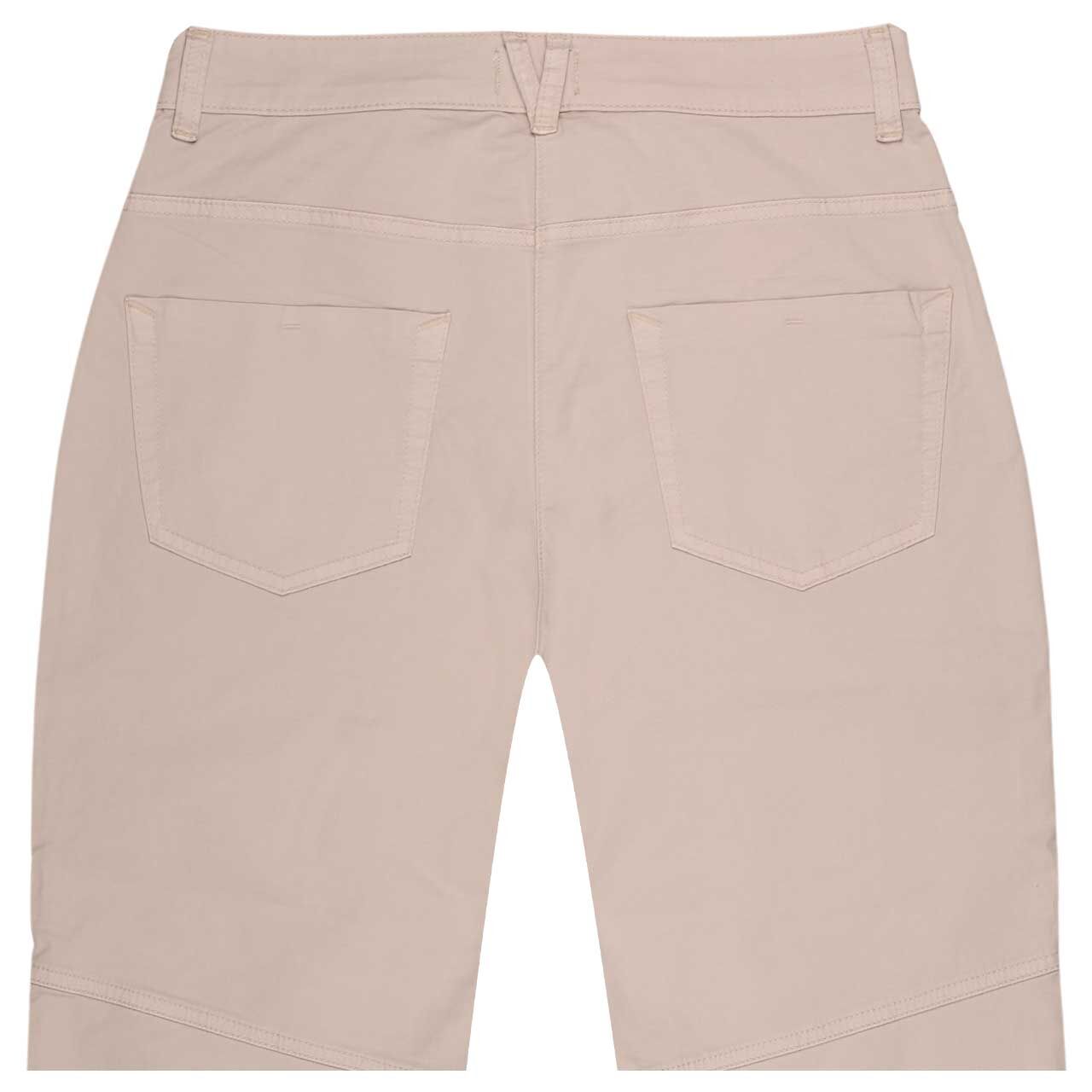 Damen 7/8 Baumwollhose Ebby 2.3 von MAC in Beige, detaillierte Rückansicht