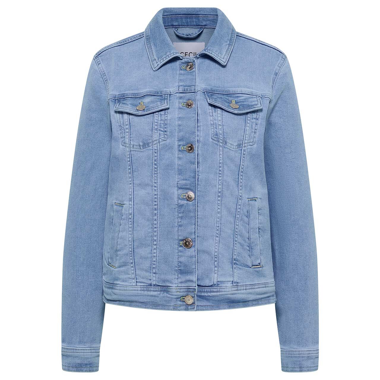 Cecil Damen Jeansjacke light blue washed