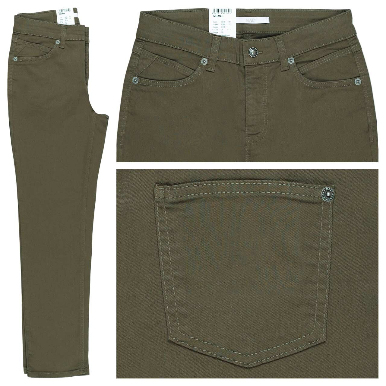 MAC Melanie Jeans olive night
