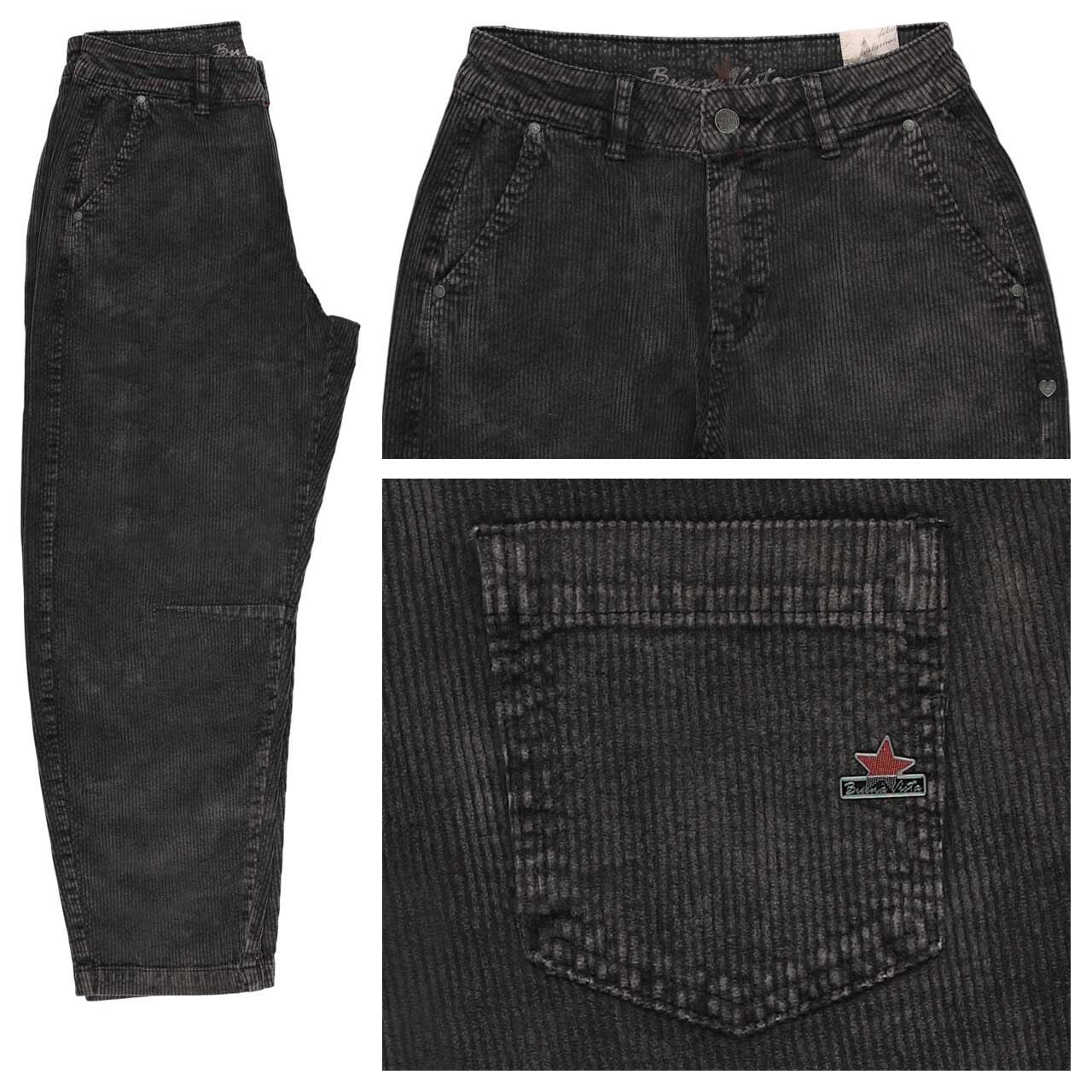 Buena Vista Barrel 7/8 Corduroy Cordhose vintage black