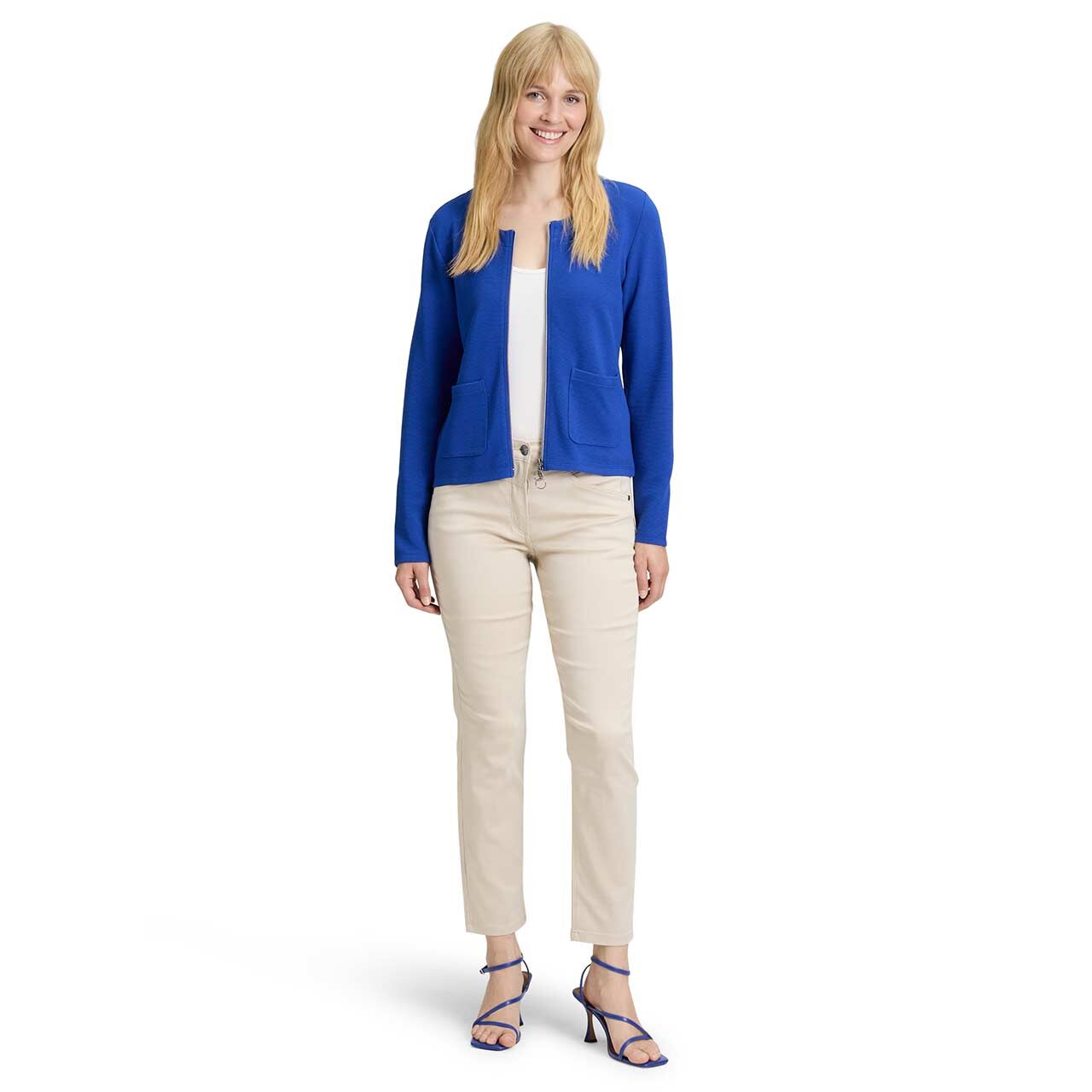 Damen Shirtjacke von Betty Barclay in Royalblau, Ganzkörperansicht