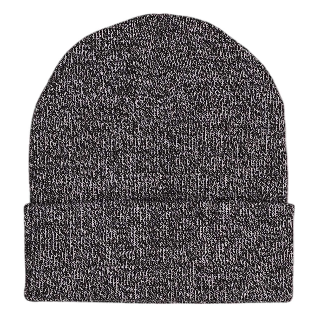 Hafenmütze von Wellensteyn in Salz-und-Pfeffer-Muster, Rückansicht