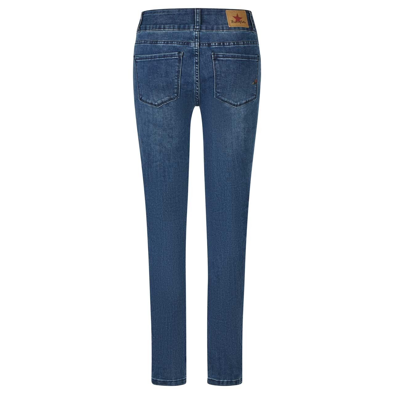 Damenjeans Tummyless-Z Stretch Denim von Buena Vista in Blau verwaschen, Rückansicht