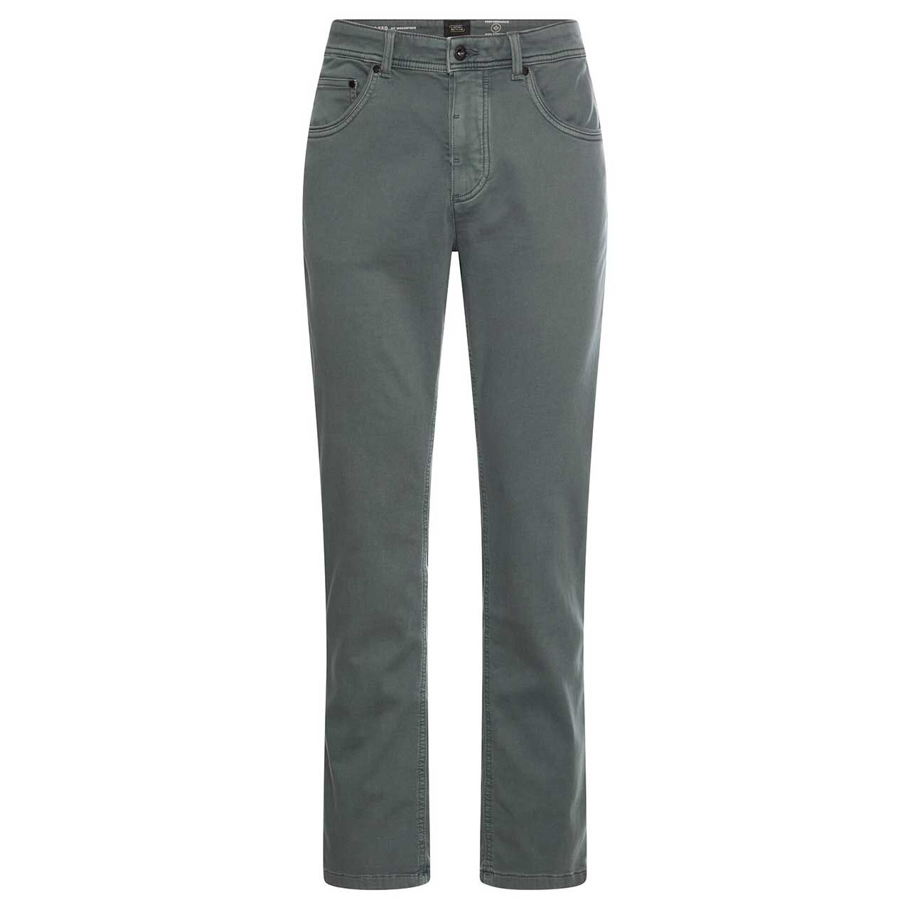 Stretch Herren Baumwollhose Woodstock von Camel active in Rauchblau, Vorderansicht