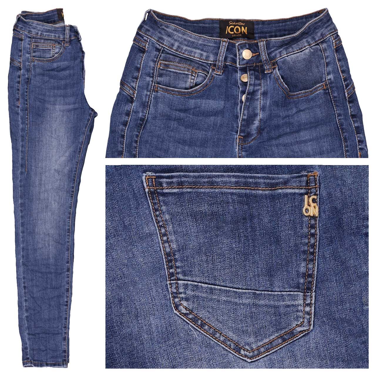 Senoritas ICON Cosmopolitan Jeans daily mid blue Senoritas ICON Cosmopolitan Jeans daily mid blue
