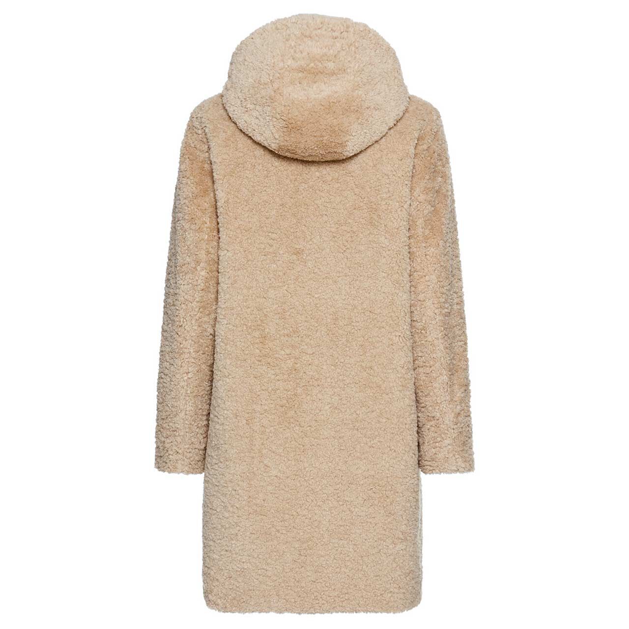 Damen Teddymantel von Camel active in Beige, Rückansicht
